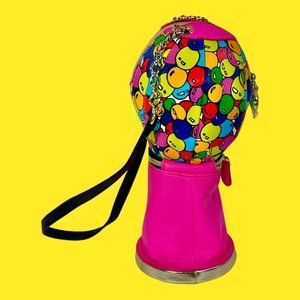 Betsey Johnson Bubble Gum Ball Machine Bag Purse Pink Handbag Novelty